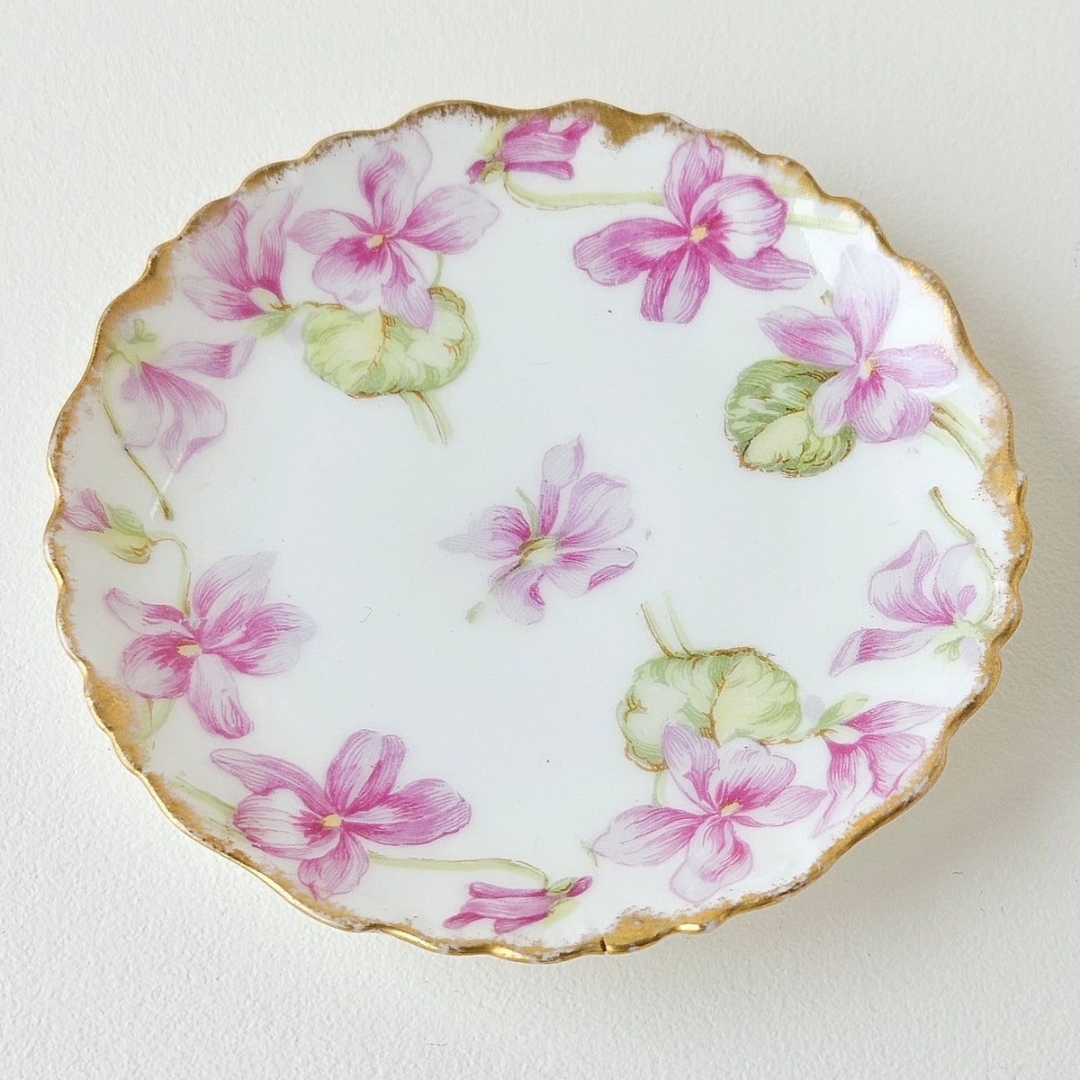 Petite coupelle 'Higgins & Seiter ' – Manufacture Elite Works (Bawo & Dotter) – Limoges, v. 1896-1915