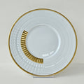 Assiette plate / Assiette de présentation – Sublime or – Manufacture Haviland – Limoges, XXIe s.
