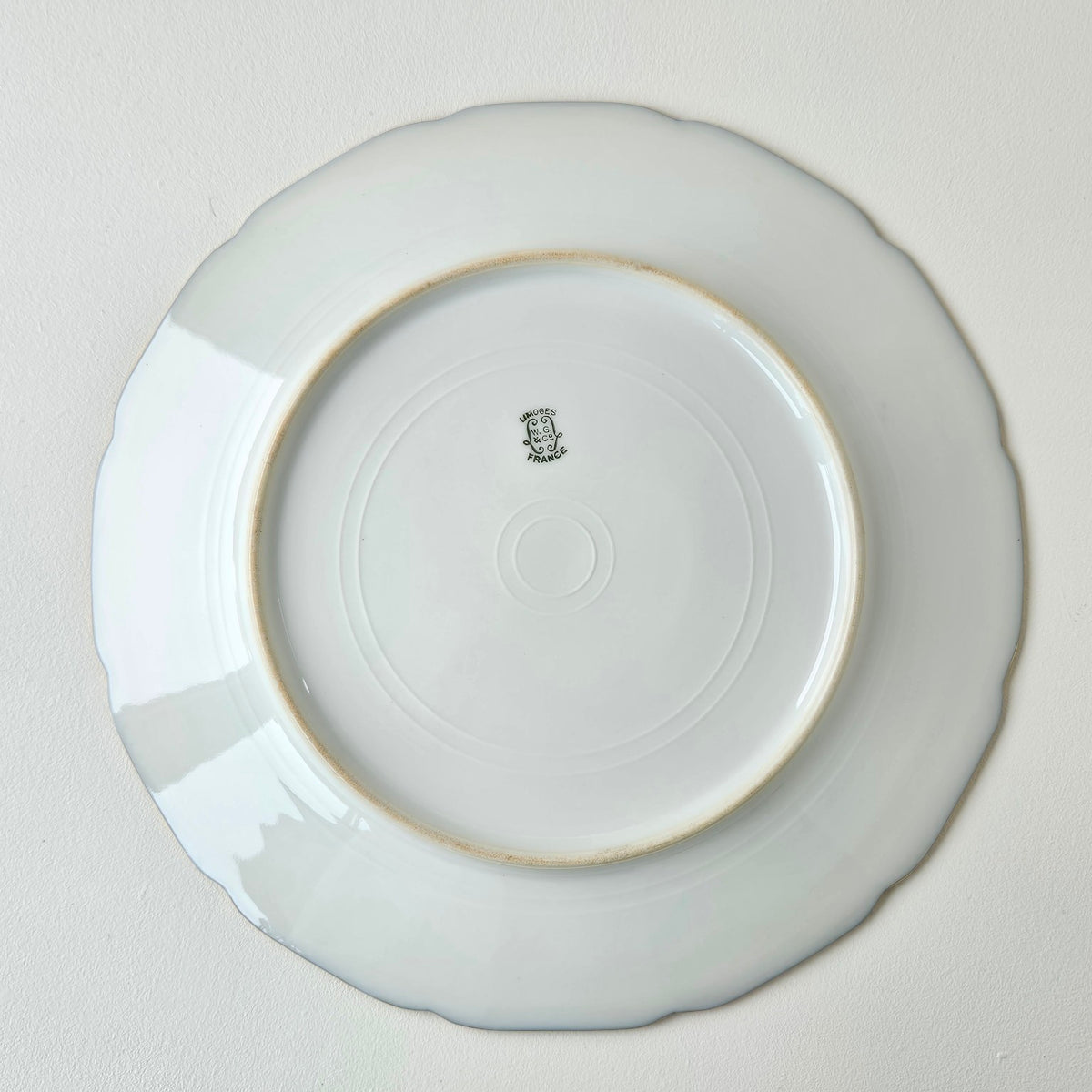 Assiette décorative – Décor B. Noël – Manufacture William Guérin – Limoges, début du XXᵉ siècle
