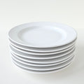Lot de huit assiettes à dessert en faïence émaillée – Russia – Faïencerie de Gien, v. 1960-1970