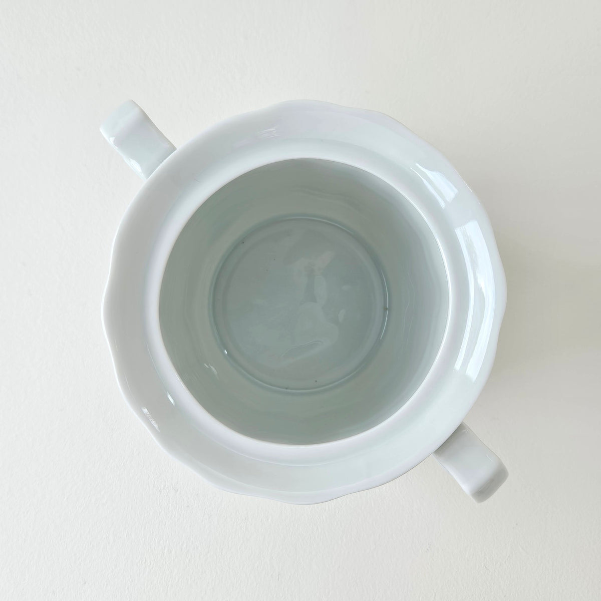 Two-Handled Covered Sugar Bowl – Manufacture Bernardaud – Limoges, 2nd Half of the 20th Century