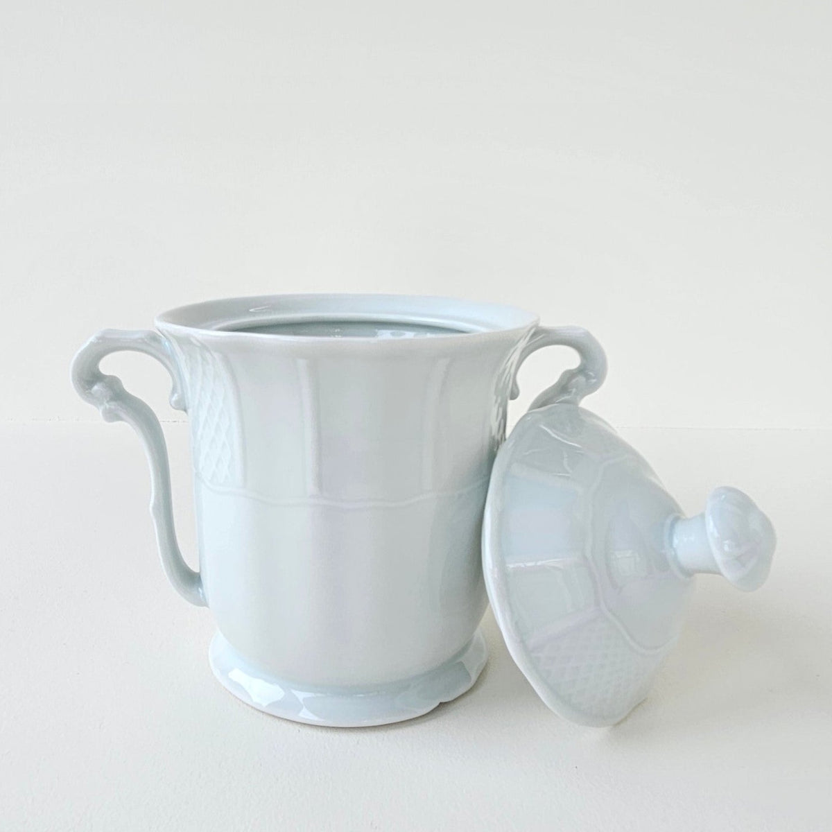 Two-Handled Covered Sugar Bowl – Manufacture Bernardaud – Limoges, 2nd Half of the 20th Century