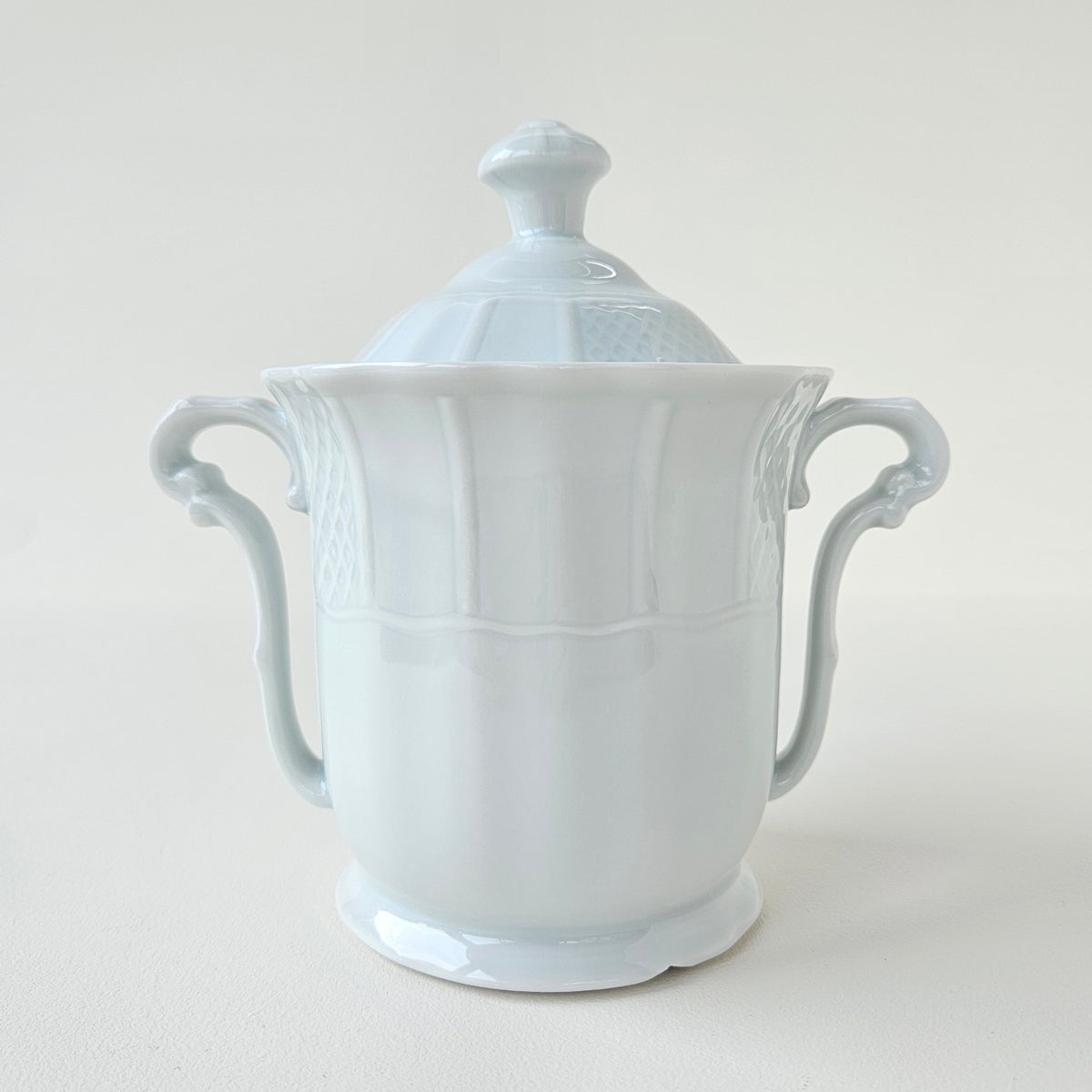 Two-Handled Covered Sugar Bowl – Manufacture Bernardaud – Limoges, 2nd Half of the 20th Century