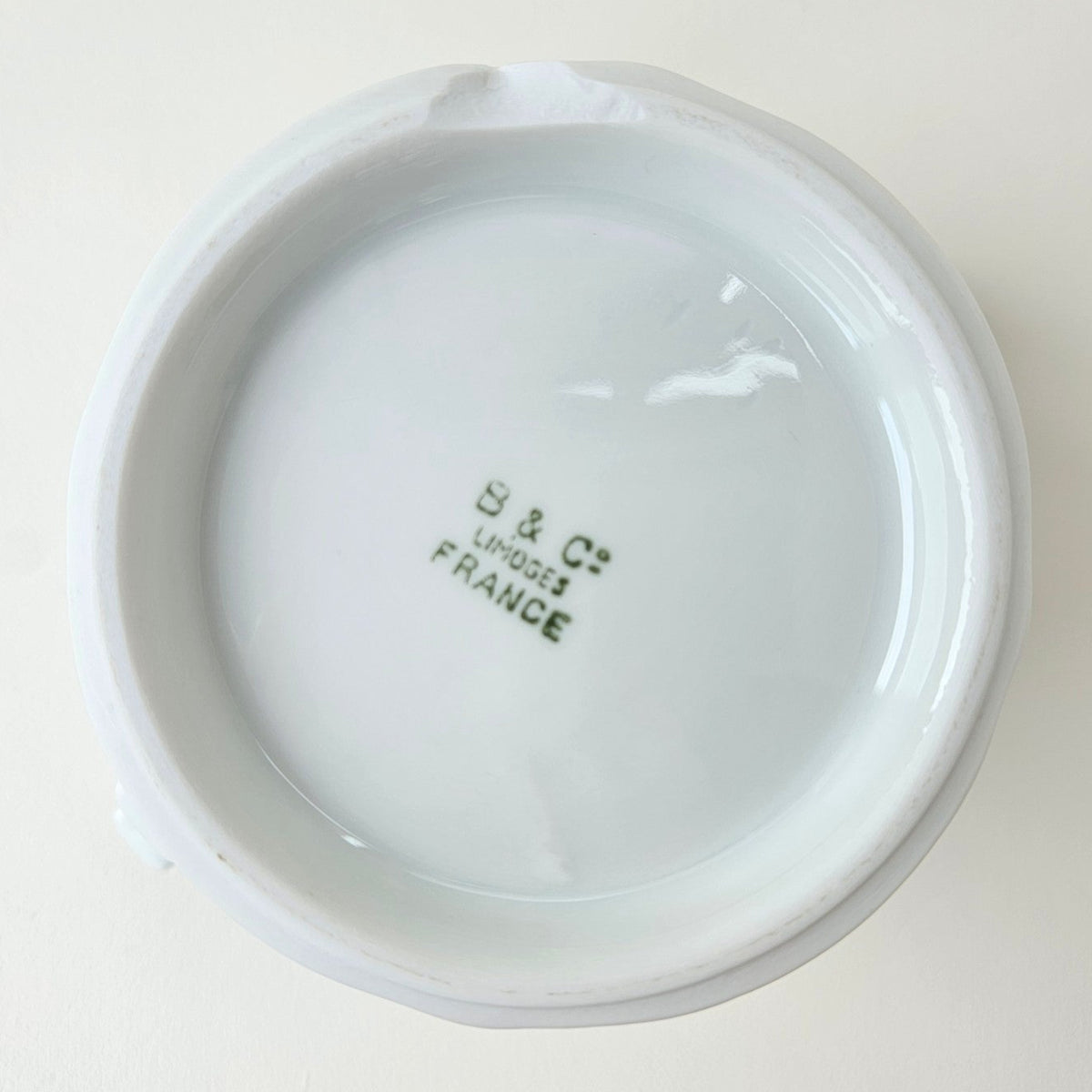 Two-Handled Covered Sugar Bowl – Manufacture Bernardaud – Limoges, 2nd Half of the 20th Century
