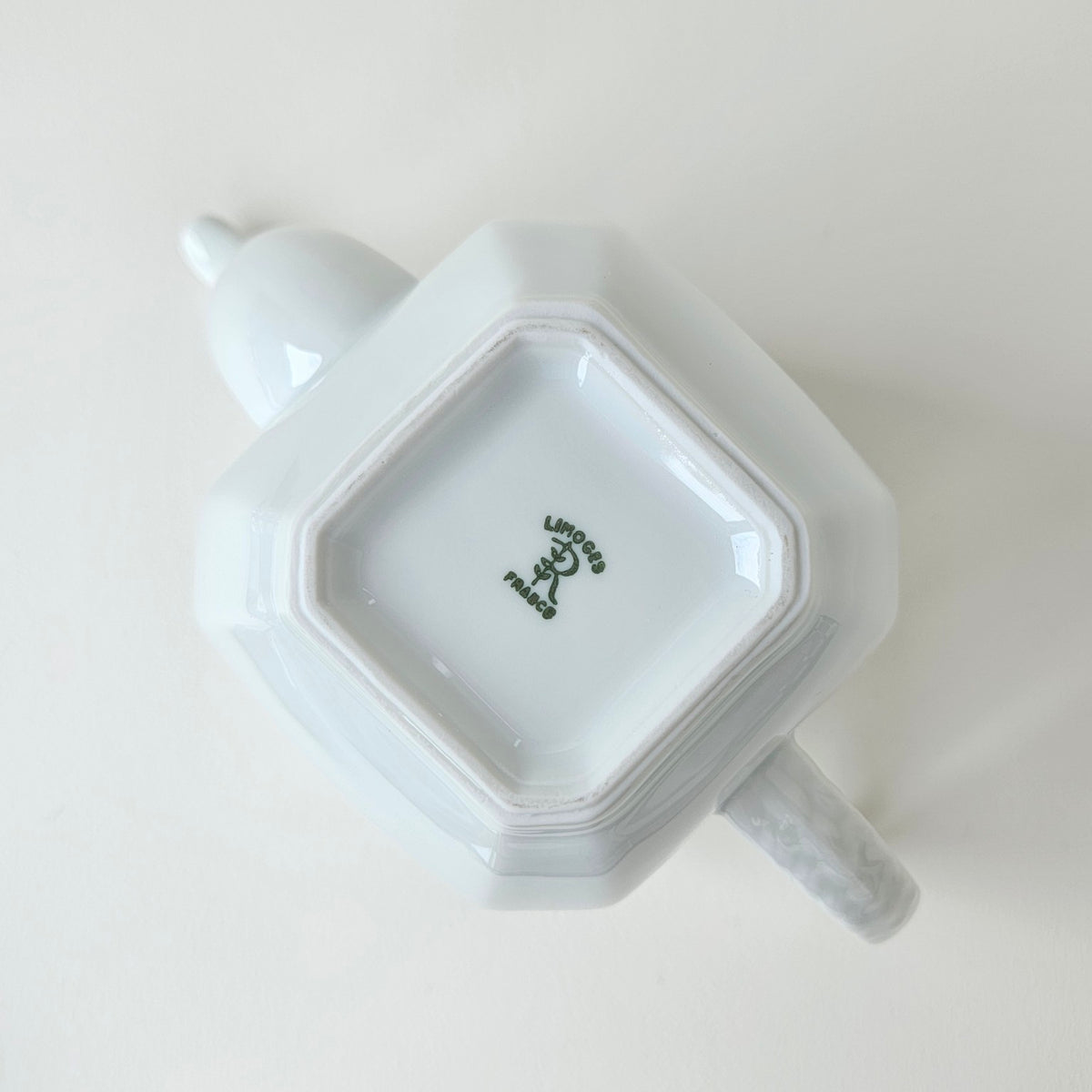 Octagonal Teapot – Manufacture Raynaud – Limoges, 2nd Half of the 20th Century