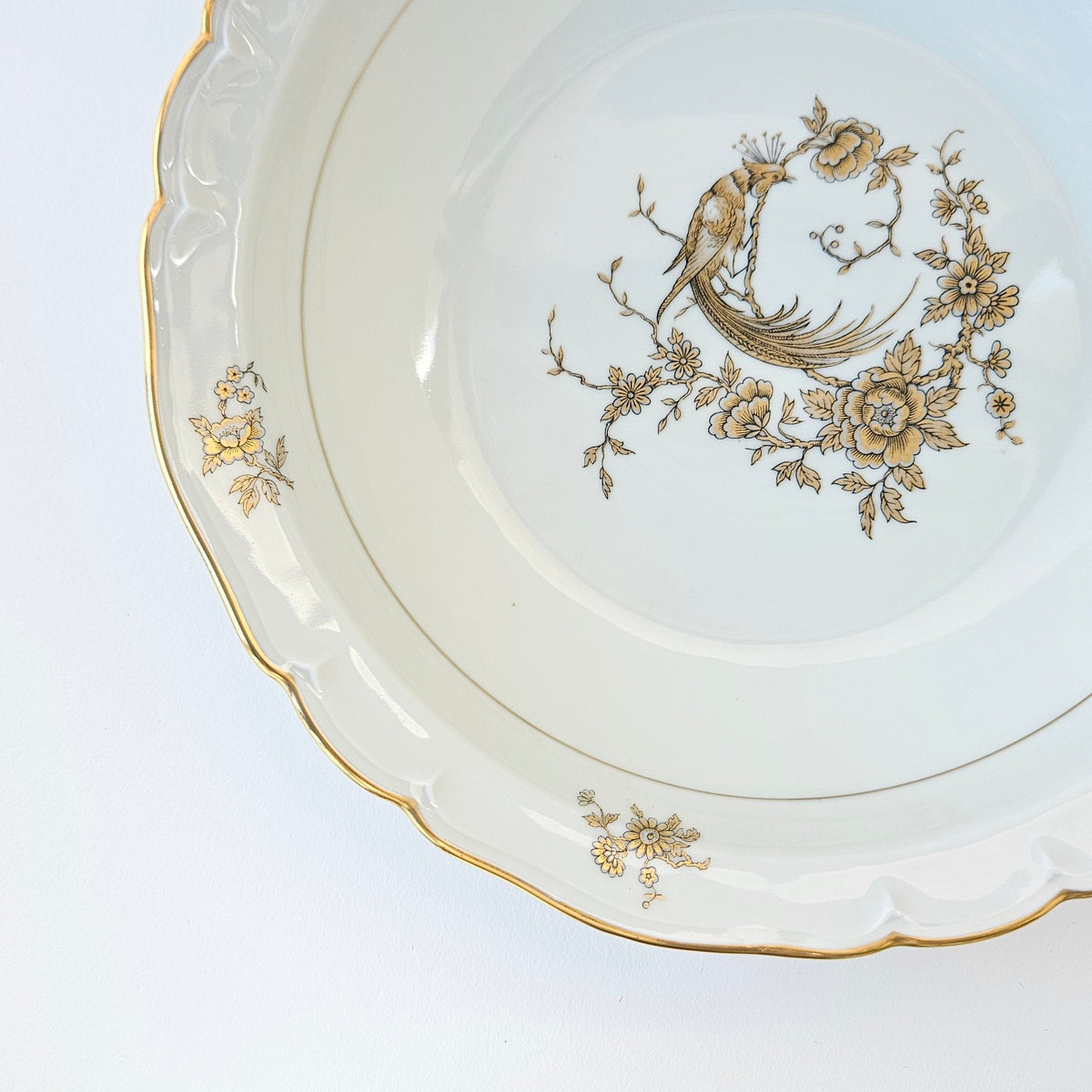 Plat de service creux – Manufacture Union Limousine – Limoges, v. 1950-1965