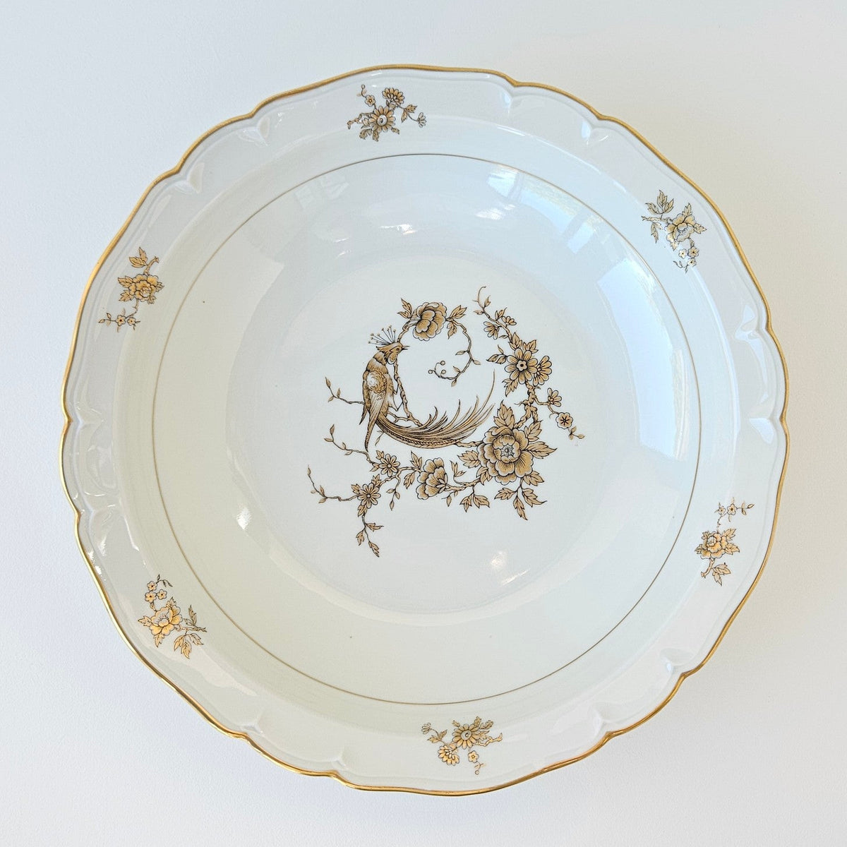 Plat de service creux – Manufacture Union Limousine – Limoges, v. 1950-1965
