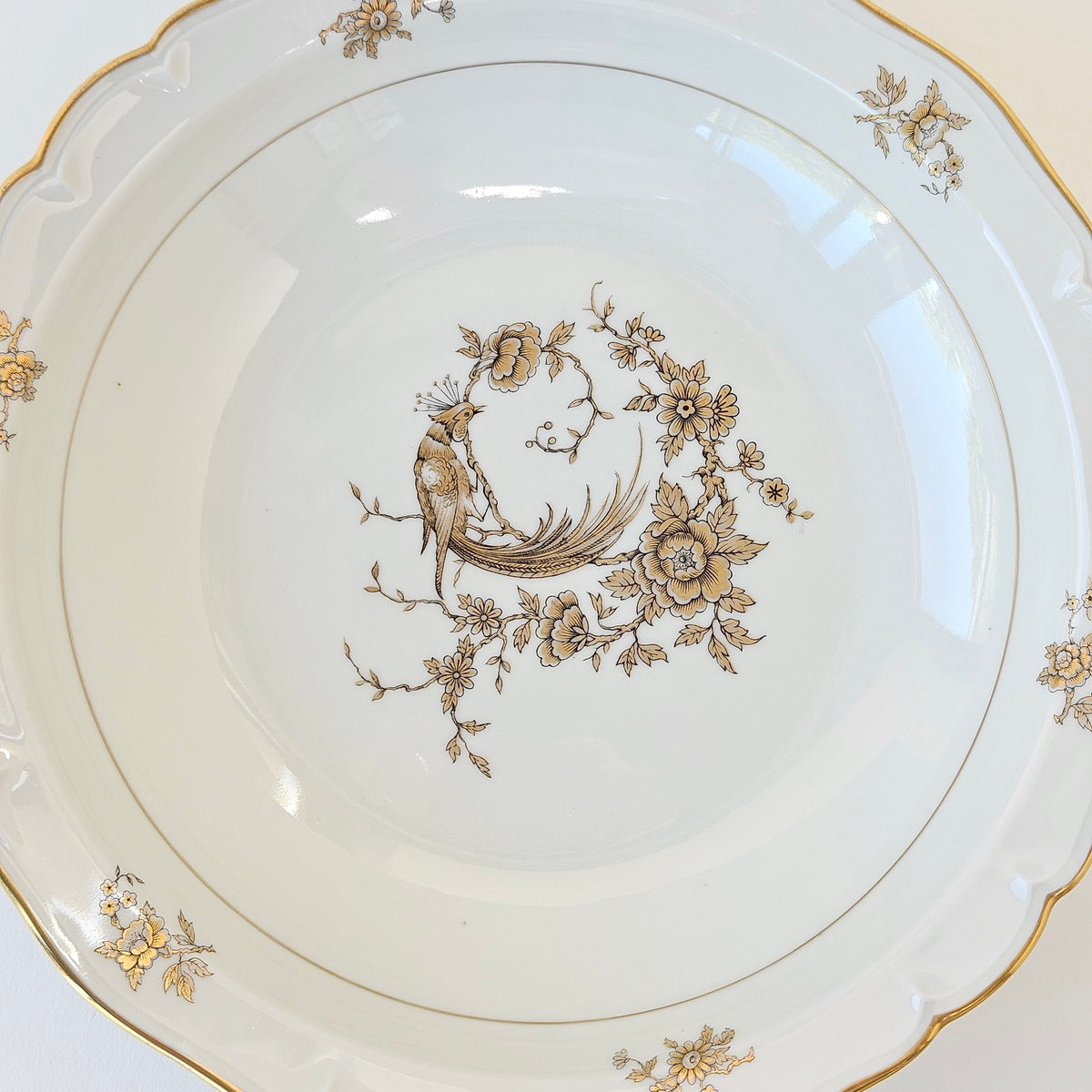Plat de service creux – Manufacture Union Limousine – Limoges, v. 1950-1965