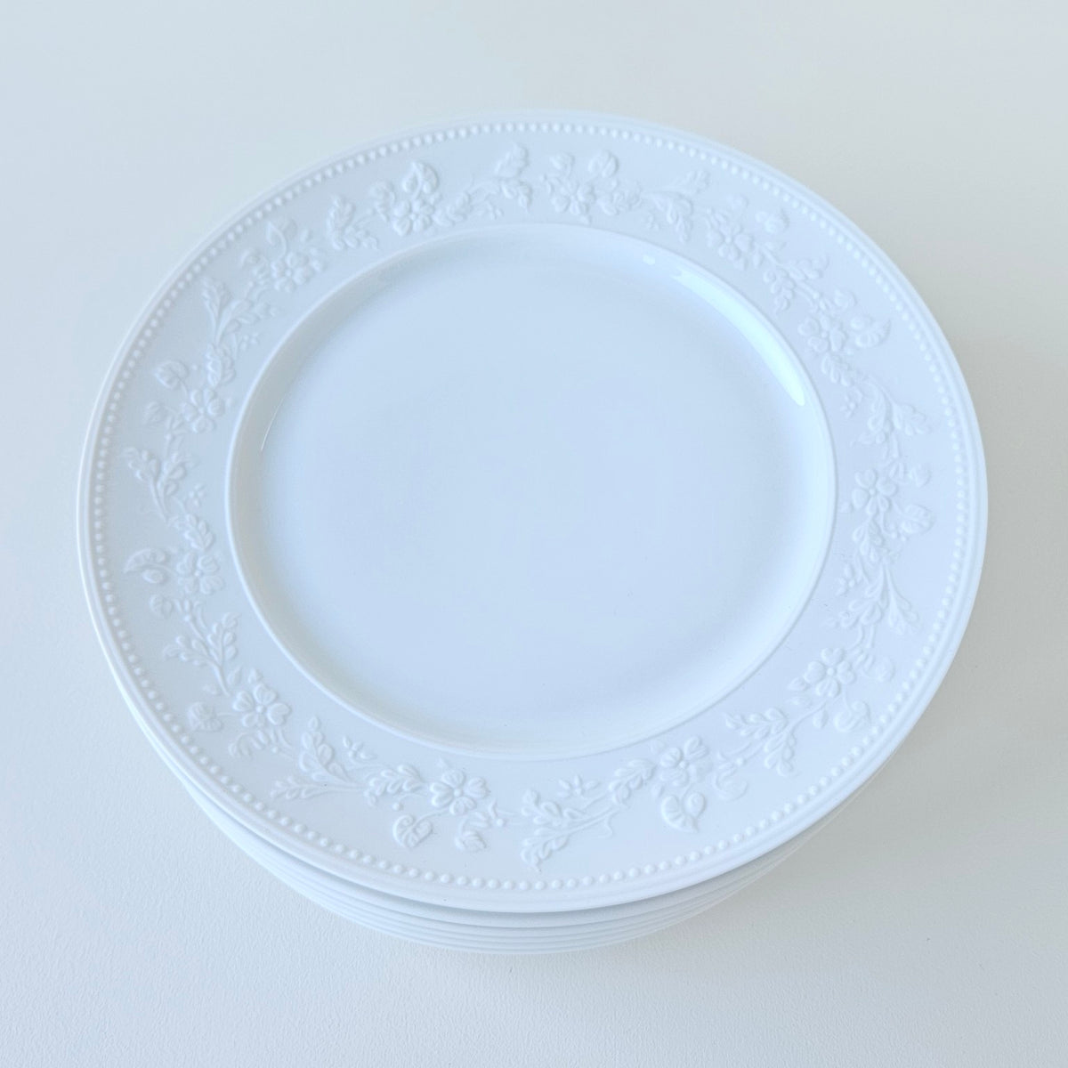Suite de six assiettes plates – Georgia – Manufacture J.L. Coquet – Saint-Léonard-de-Noblat, XXIe s.