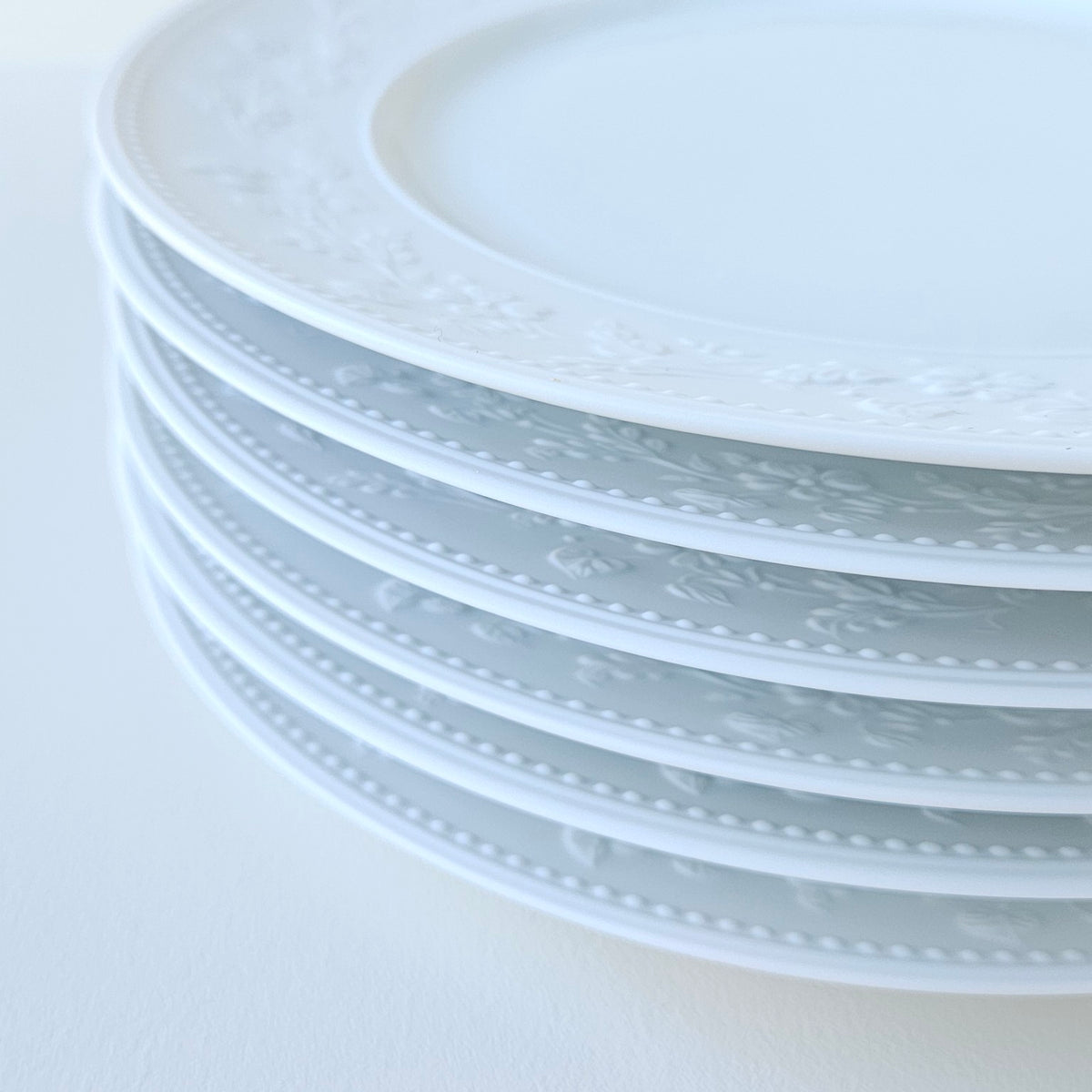 Suite de six assiettes plates – Georgia – Manufacture J.L. Coquet – Saint-Léonard-de-Noblat, XXIe s.