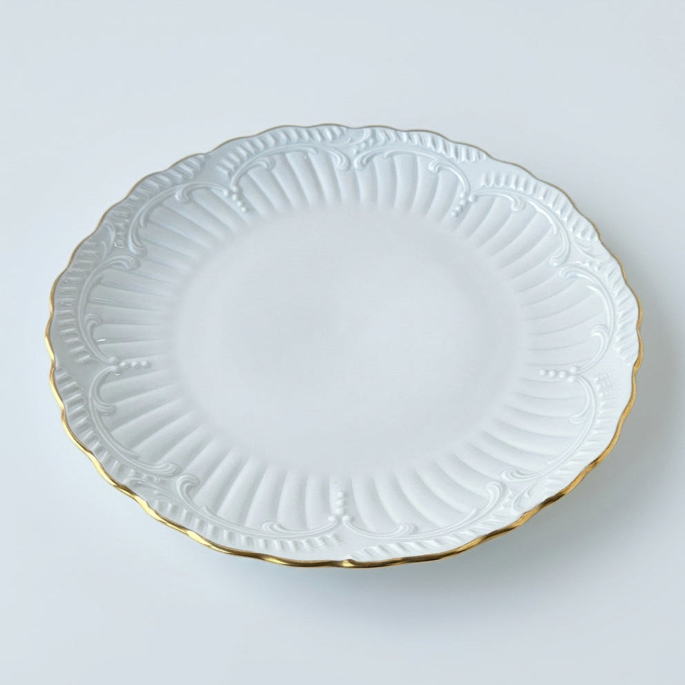 Plat de service – Filet or – Manufacture Chastagner – Limoges, 2e moitié du XXᵉ s.