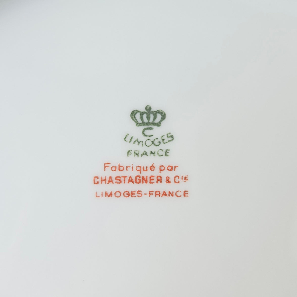 Plat de service – Filet or – Manufacture Chastagner – Limoges, 2e moitié du XXᵉ s.