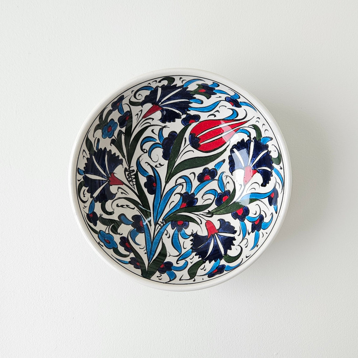 Paire de bols peints à la main – Céramique d’Iznik – Turquie, v. 2020