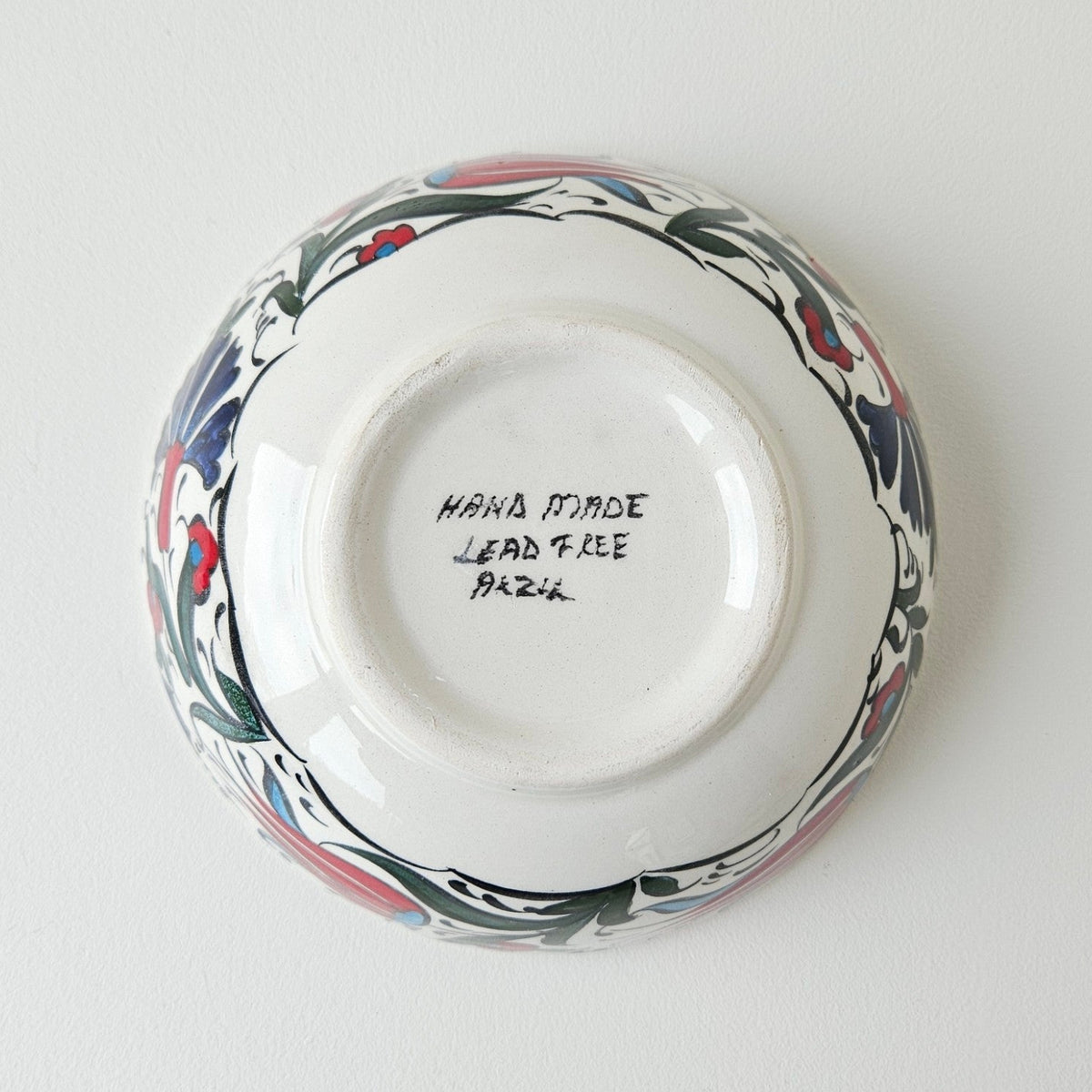 Paire de bols peints à la main – Céramique d’Iznik – Turquie, v. 2020