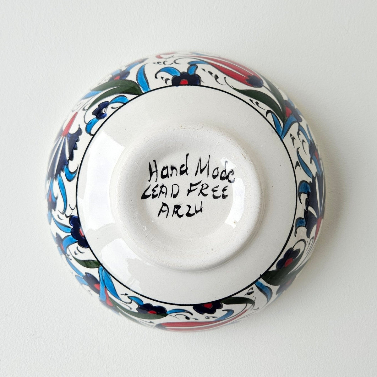 Paire de bols peints à la main – Céramique d’Iznik – Turquie, v. 2020