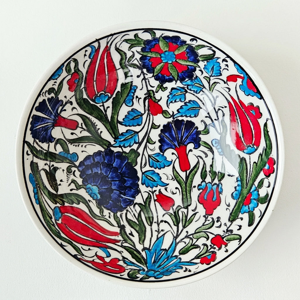 Paire de bols peints à la main – Céramique d’Iznik – Turquie, v. 2020
