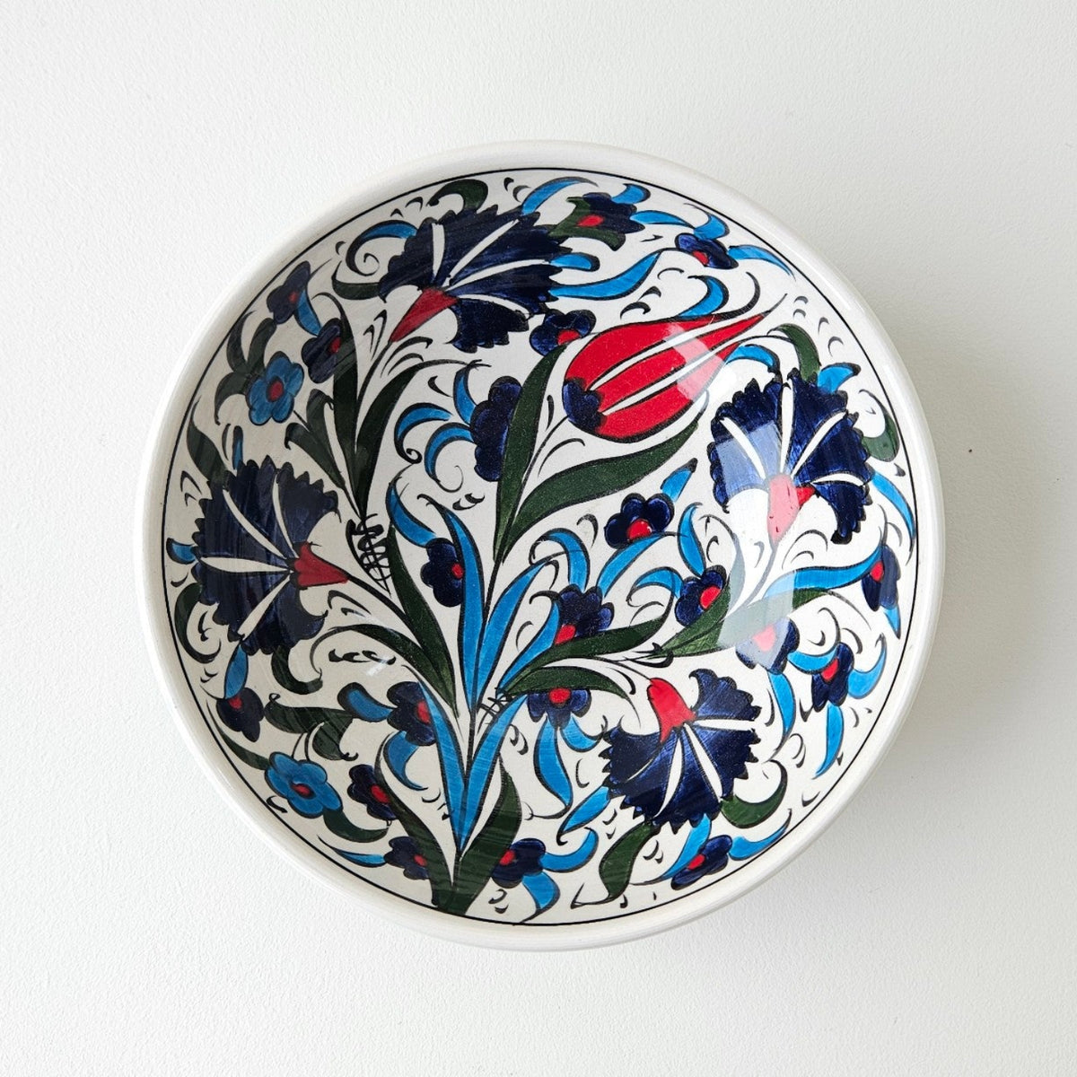 Paire de bols peints à la main – Céramique d’Iznik – Turquie, v. 2020