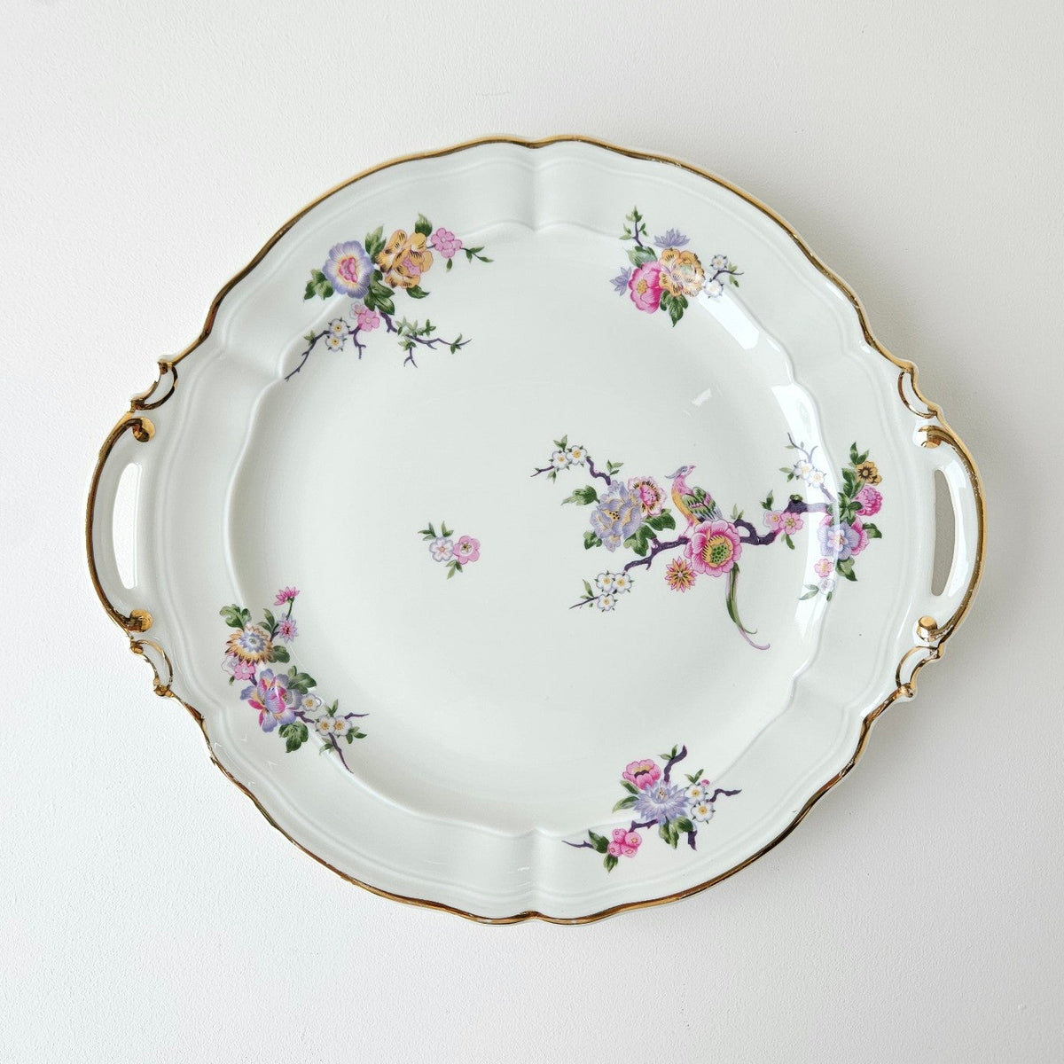 Plat de service à oreilles – Modèle Bengali – Manufacture Bernardaud – Limoges, v. 1960-1980
