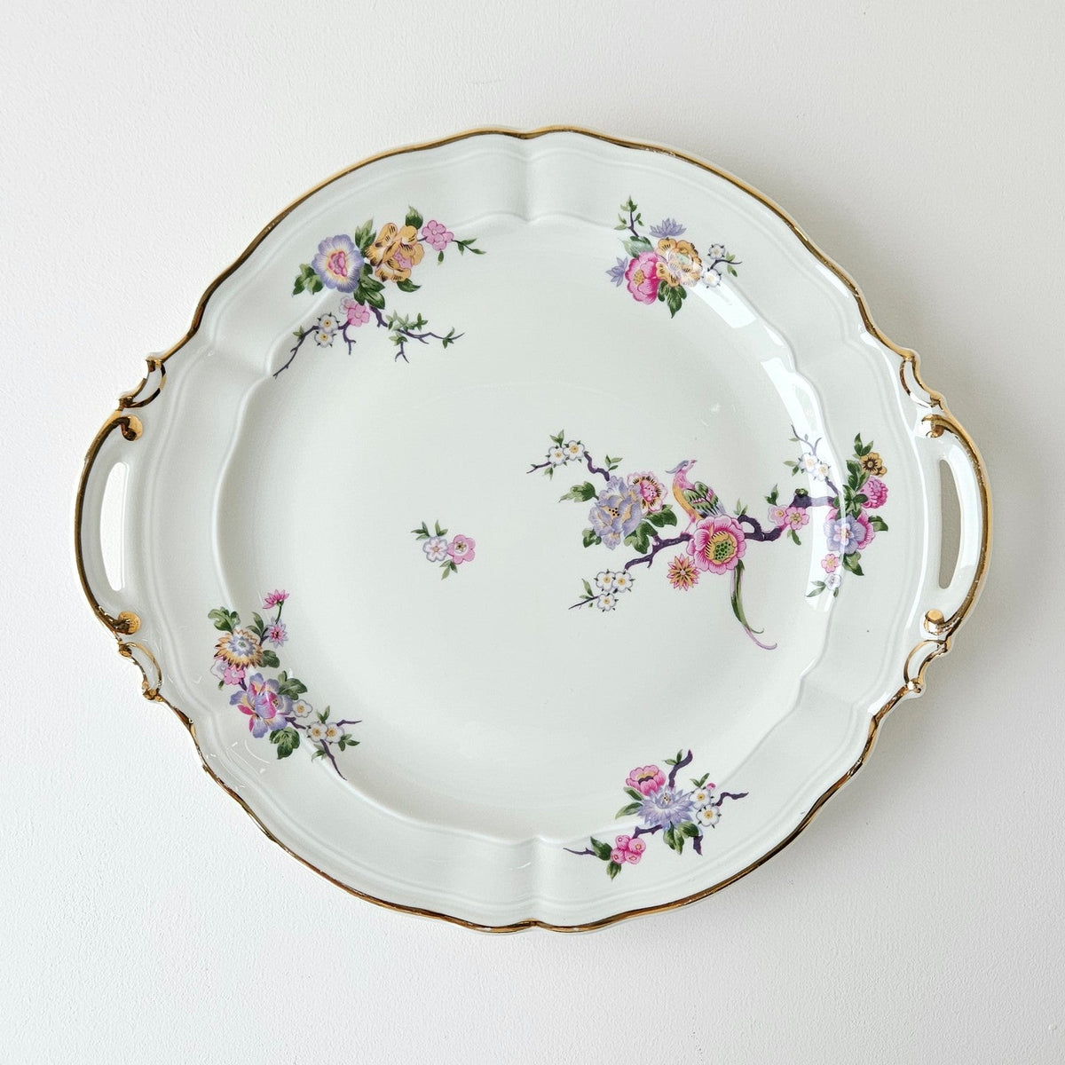Plat de service à oreilles – Modèle Bengali – Manufacture Bernardaud – Limoges, v. 1960-1980