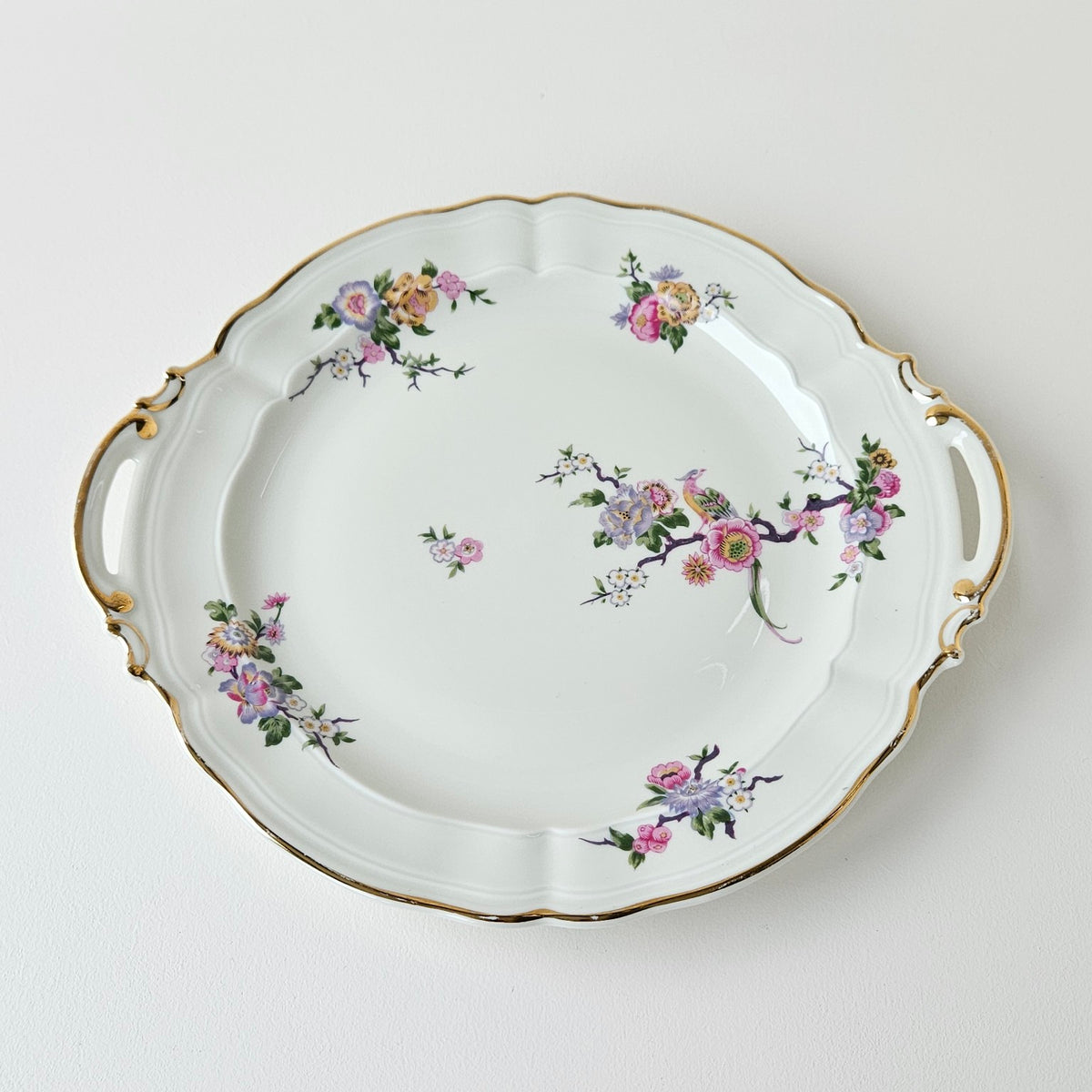 Plat de service à oreilles – Modèle Bengali – Manufacture Bernardaud – Limoges, v. 1960-1980