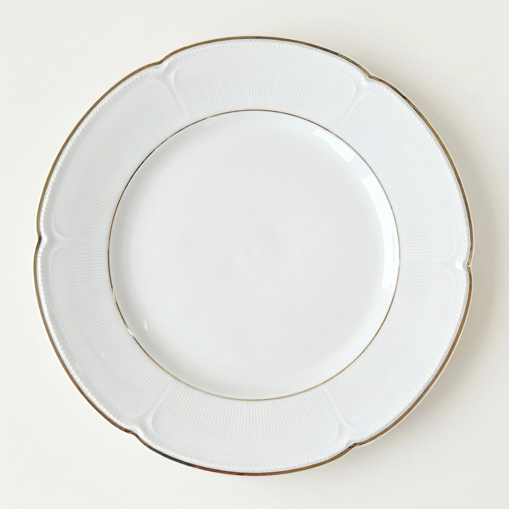 Assiette plate – Manufacture G.D.A. (Gérard, Dufraisseix & Abbot) – Limoges, v. 1955–1965