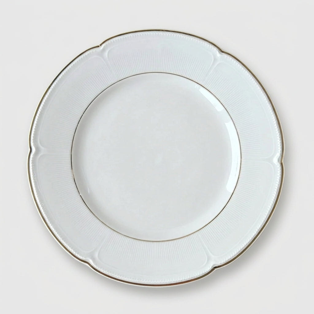 Assiette plate – Manufacture G.D.A. (Gérard, Dufraisseix & Abbot) – Limoges, v. 1955–1965