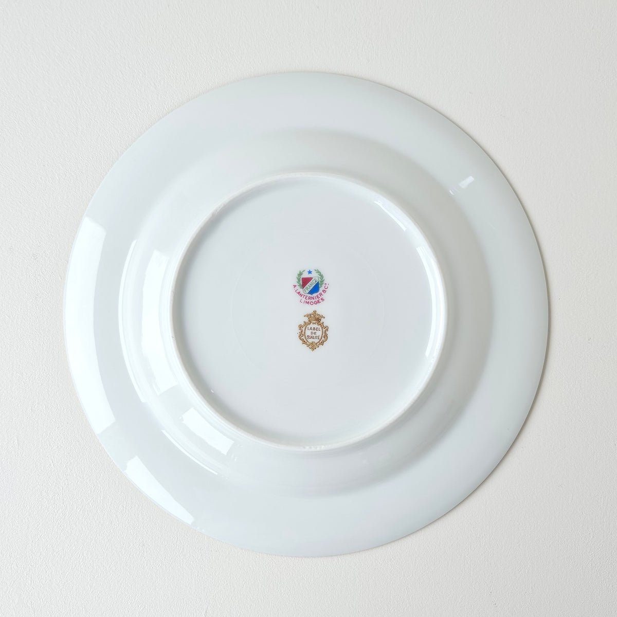 Lot de deux assiettes creuses – Manufacture A. Lanternier – Limoges, v. 1955–1965
