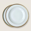 Lot de deux assiettes creuses – Manufacture A. Lanternier – Limoges, v. 1955–1965