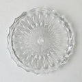 Dessous de bouteille en verre moulé à décor étoilé – XXᵉ siècle