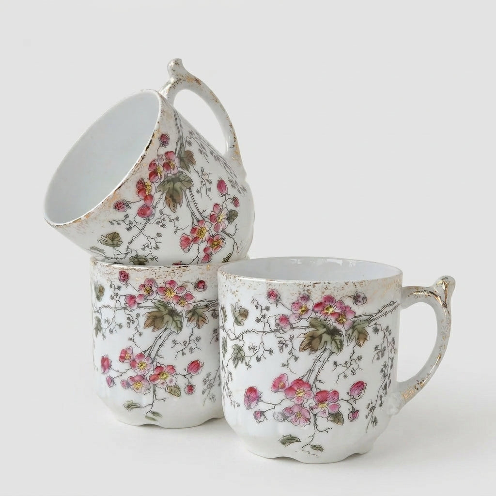 Service à café ancien – Manufacture Léon Sazerat – Limoges, v. 1890