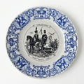Assiette en faïence – Vieille garde impériale – Utzschneider & Cie – Sarreguemines, fin du XIXe s.