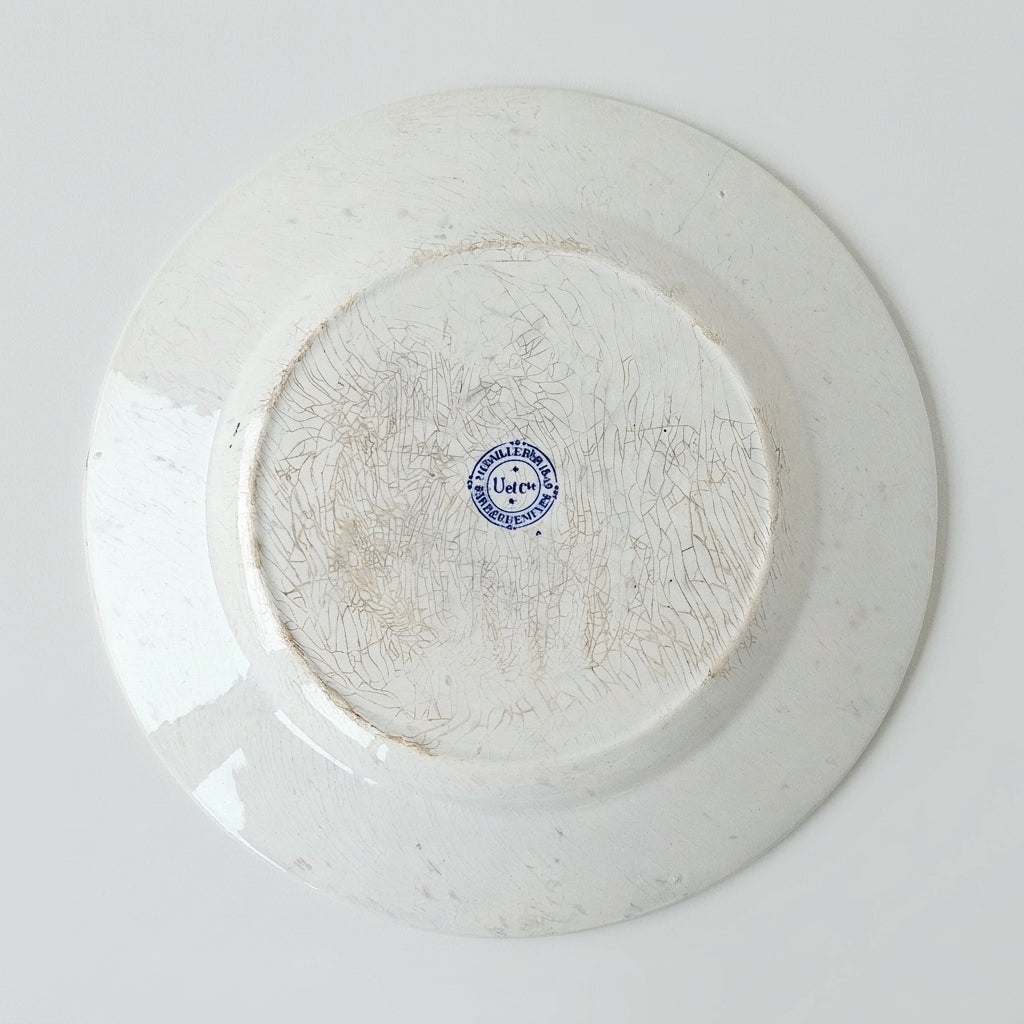 Assiette en faïence – Vieille garde impériale – Utzschneider & Cie – Sarreguemines, fin du XIXe s.