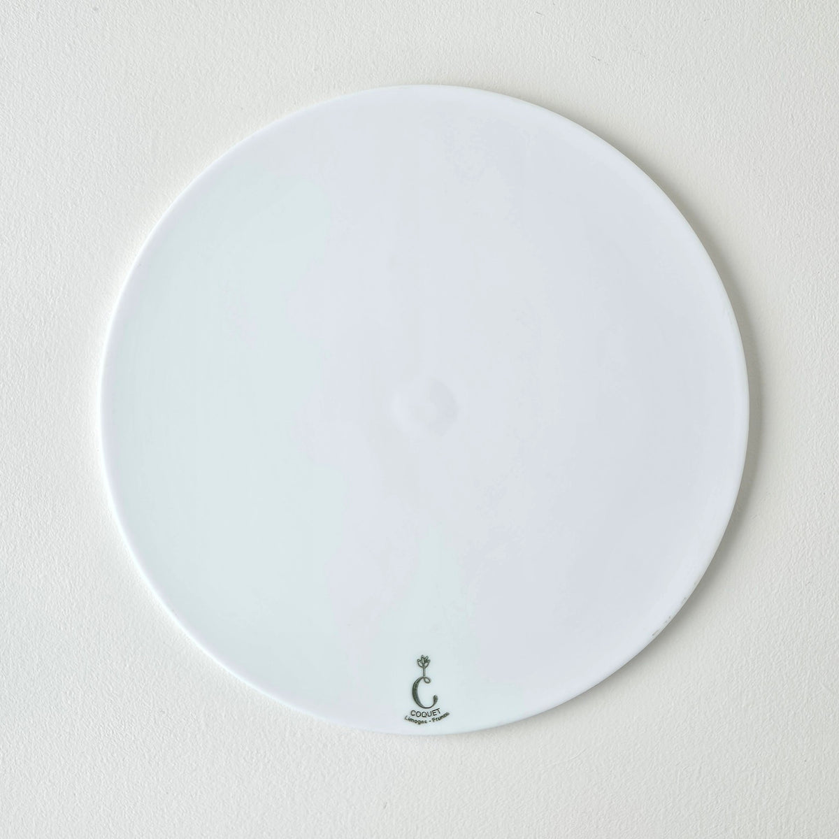 Bottle Coaster – Biscuit Porcelain – Manufacture J.L. Coquet – Saint-Léonard-de-Noblat, 21st Century