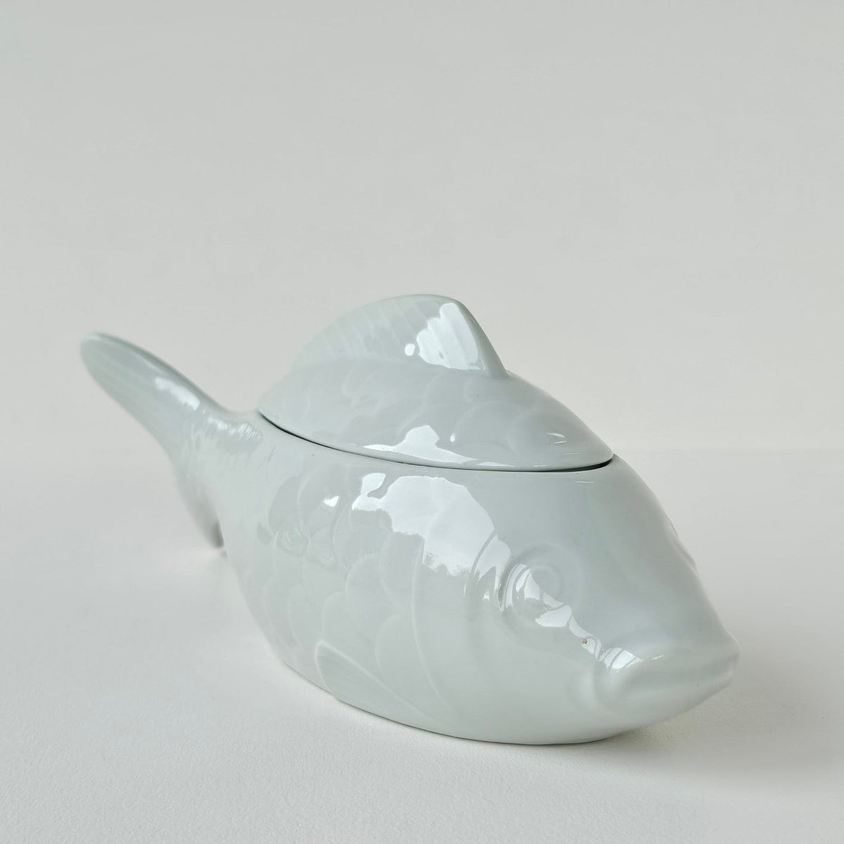 Boîte à bijoux en porcelaine céladon – France, v. 1960-1970