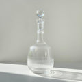 Carafe à décanter en verre gravé – France, milieu du XXᵉ s.