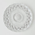 Dessous de bouteille en verre moulé à facettes – XXᵉ siècle