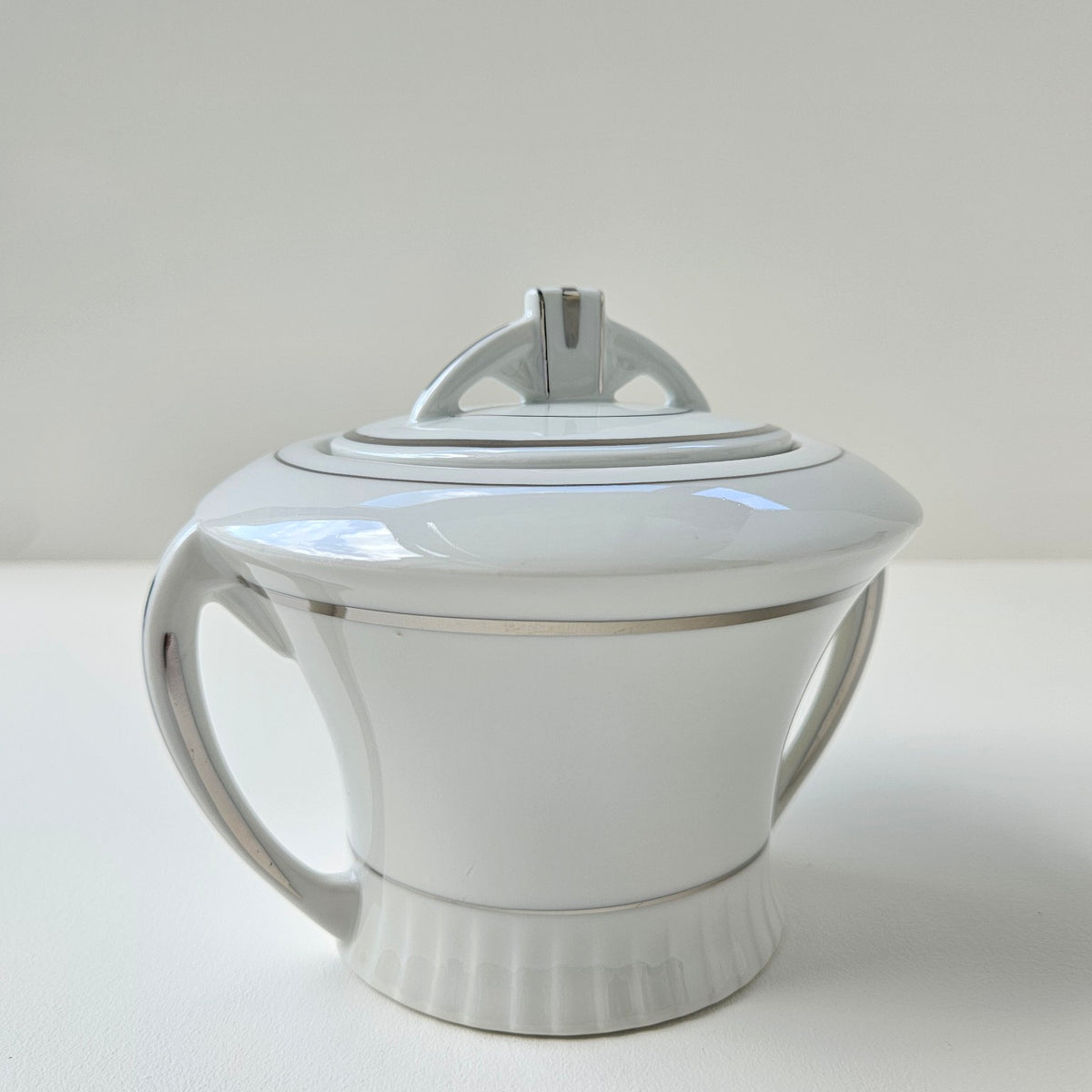 Verseuse et sucrier couvert – Art déco – Manufacture Chapus & Fils – Limoges, v. 1928