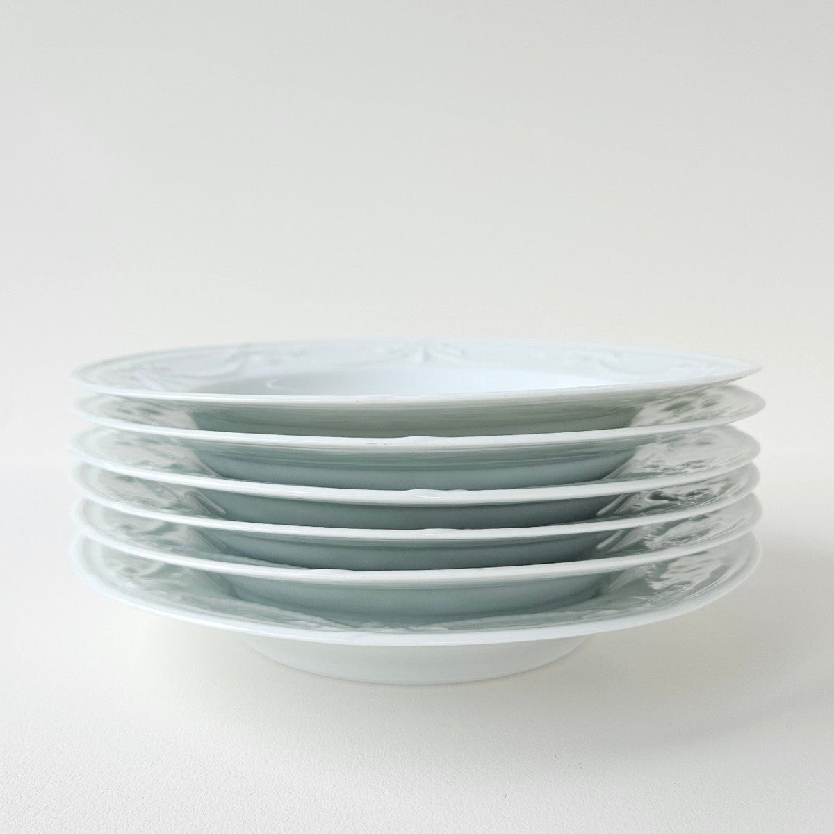 Set of Six Soup Plates – Manufacture Lafarge – Limoges, c. 1970
