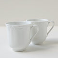 Paire de tasses à café – Manufacture Raynaud – Limoges, 2e moitié du XXᵉ s.