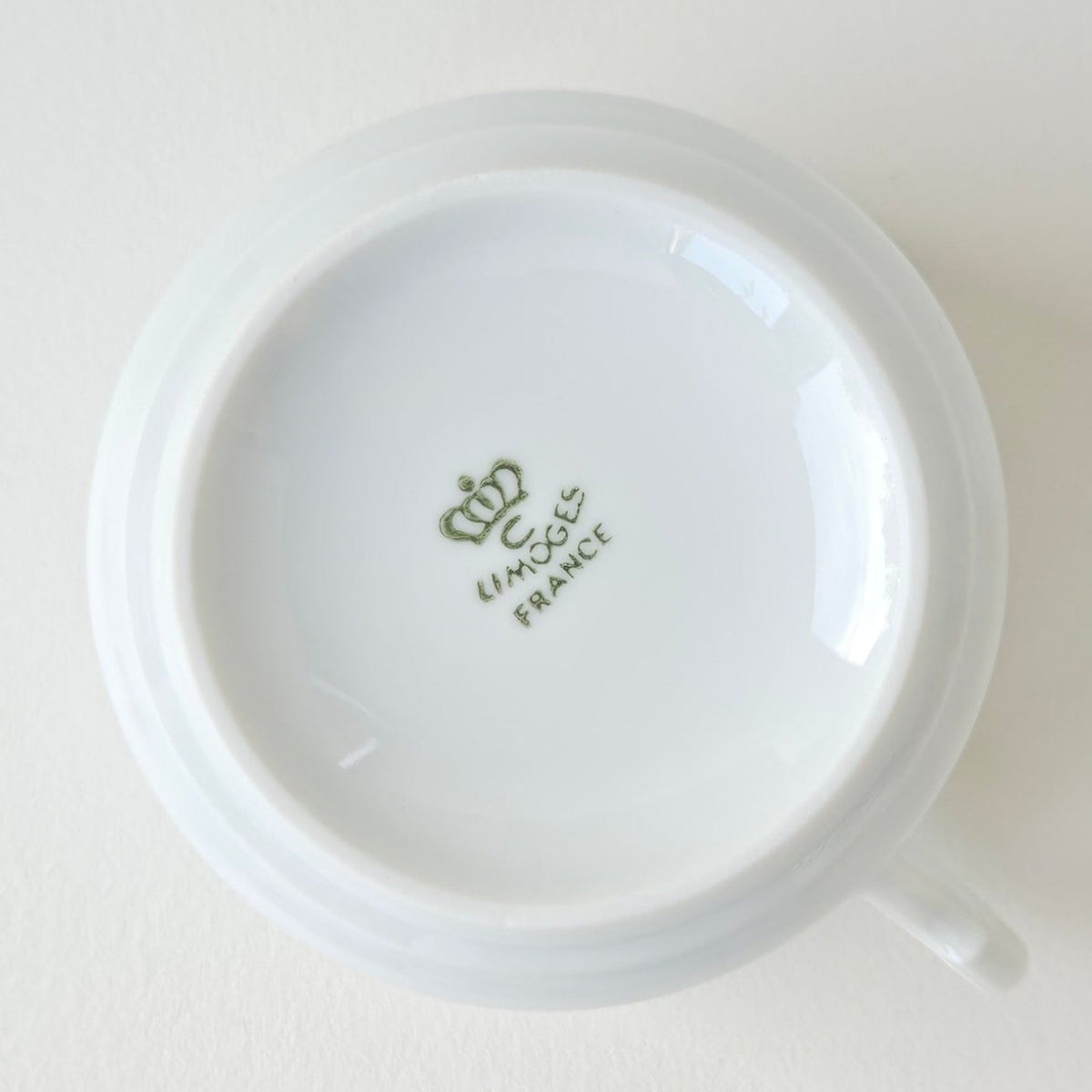 Paire de tasses à thé ou à chocolat chaud – Manufacture Chastagner – Limoges, 2e moitié du XXᵉ s.