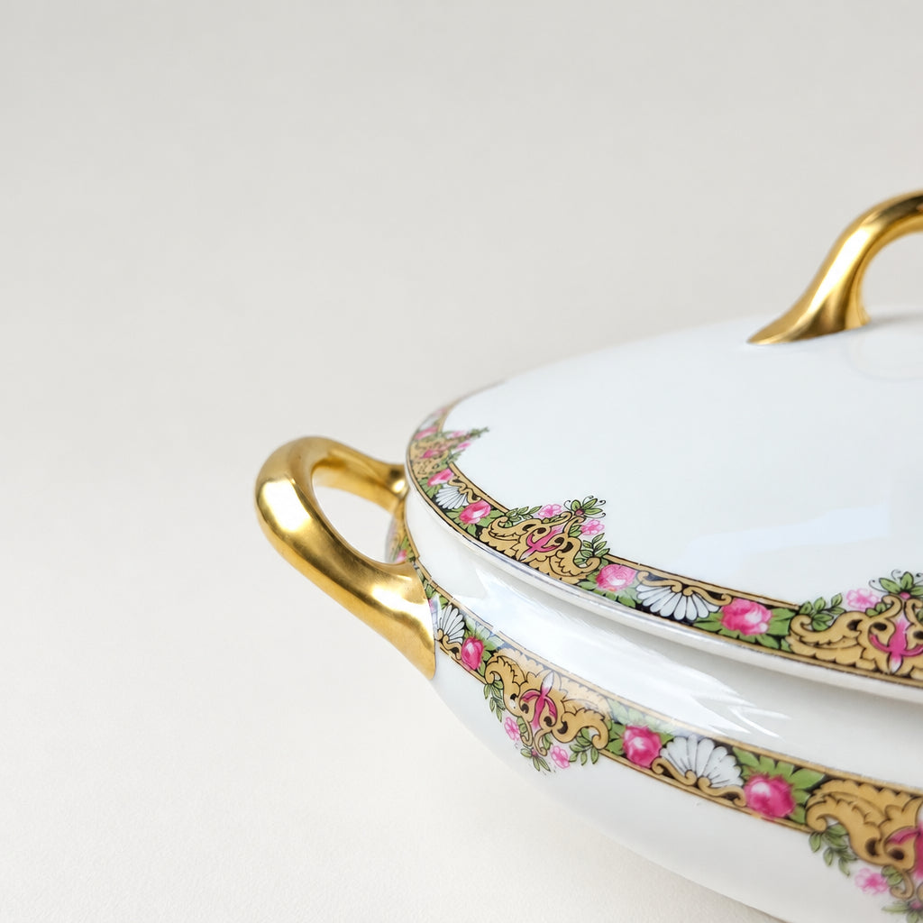 Small Covered Vegetable Dish – Elite Works (Bawo & Dotter) – Limoges, c. 1900–1914