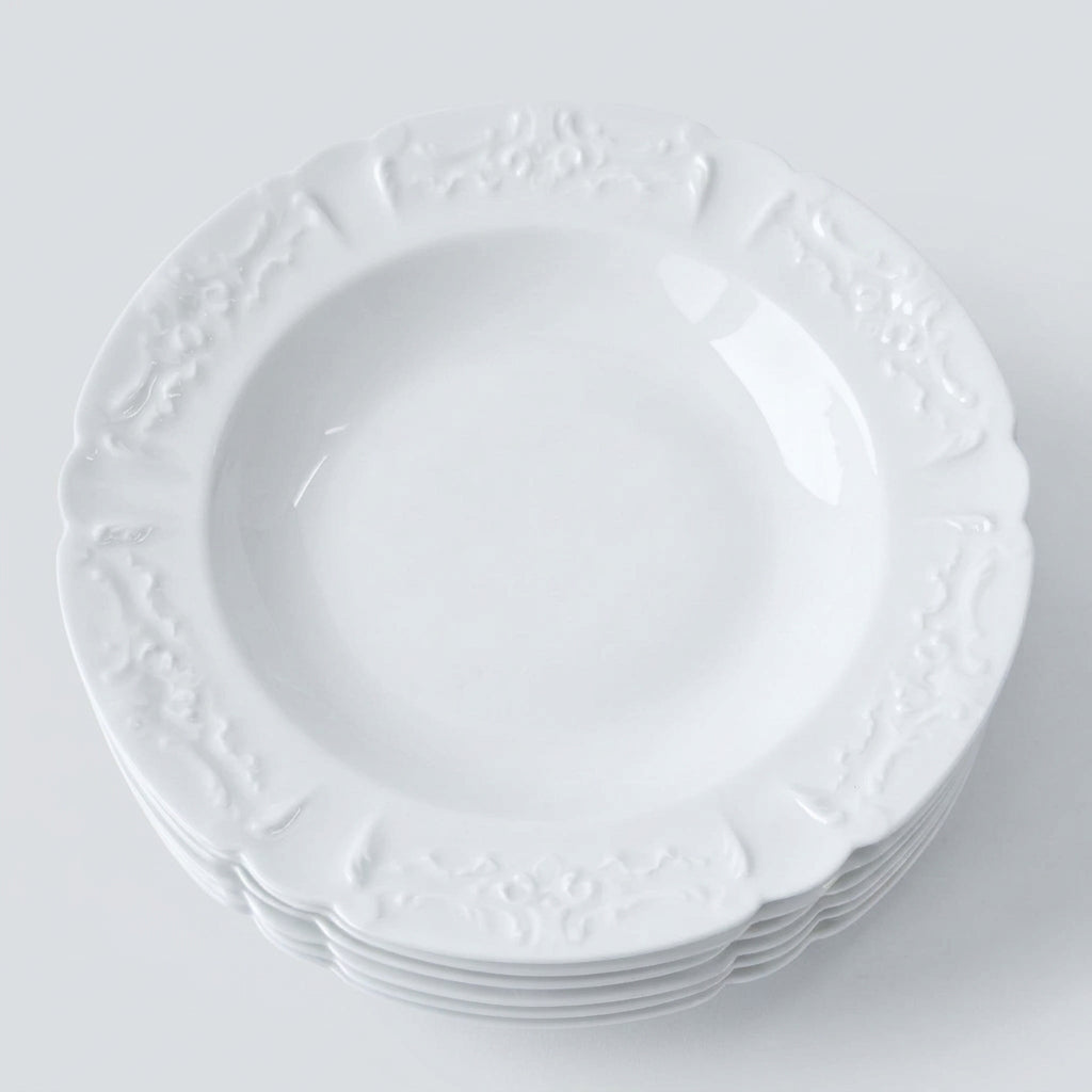 Set of Six Soup Plates – Manufacture Lafarge & Cie – Limoges, c. 1960–1970