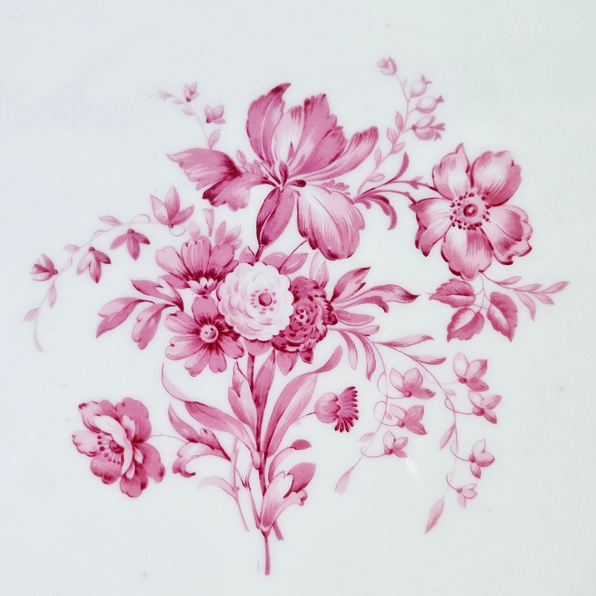 Plat de service – Décor : Salmon & Co – Manufacture Legrand F. – Limoges, v. 1925-1930
