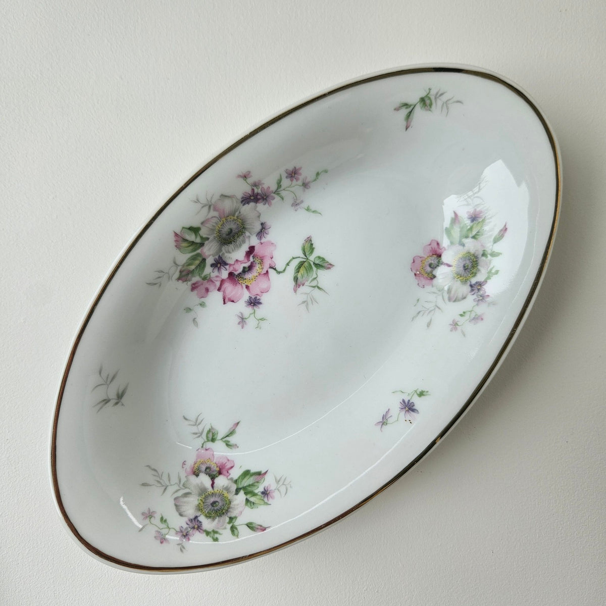 Ravier – Décor Anémones – Manufacture Georges Boyer – Limoges, v. 1950-1970