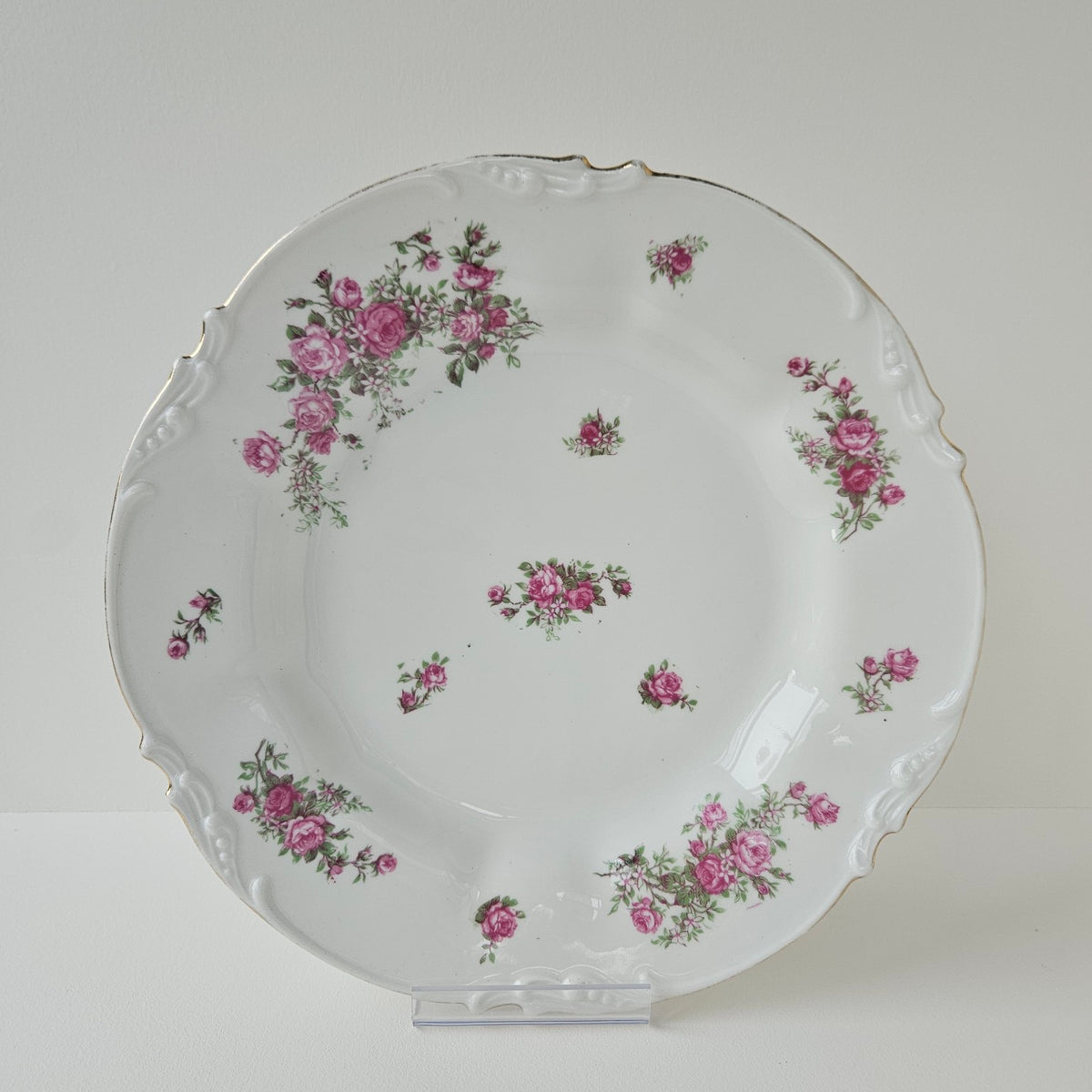 Plat de service ancien – Manufacture Jean Pouyat – Limoges, v. 1900