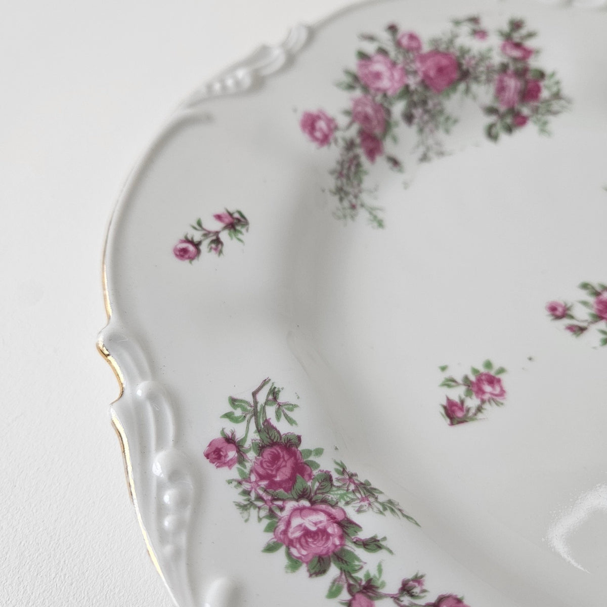 Plat de service ancien – Manufacture Jean Pouyat – Limoges, v. 1900