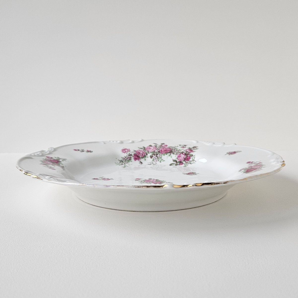Plat de service ancien – Manufacture Jean Pouyat – Limoges, v. 1900