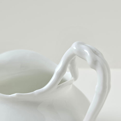 Crémier en porcelaine blanche – Manufacture Jean Pouyat – Limoges, v. 1890-1900