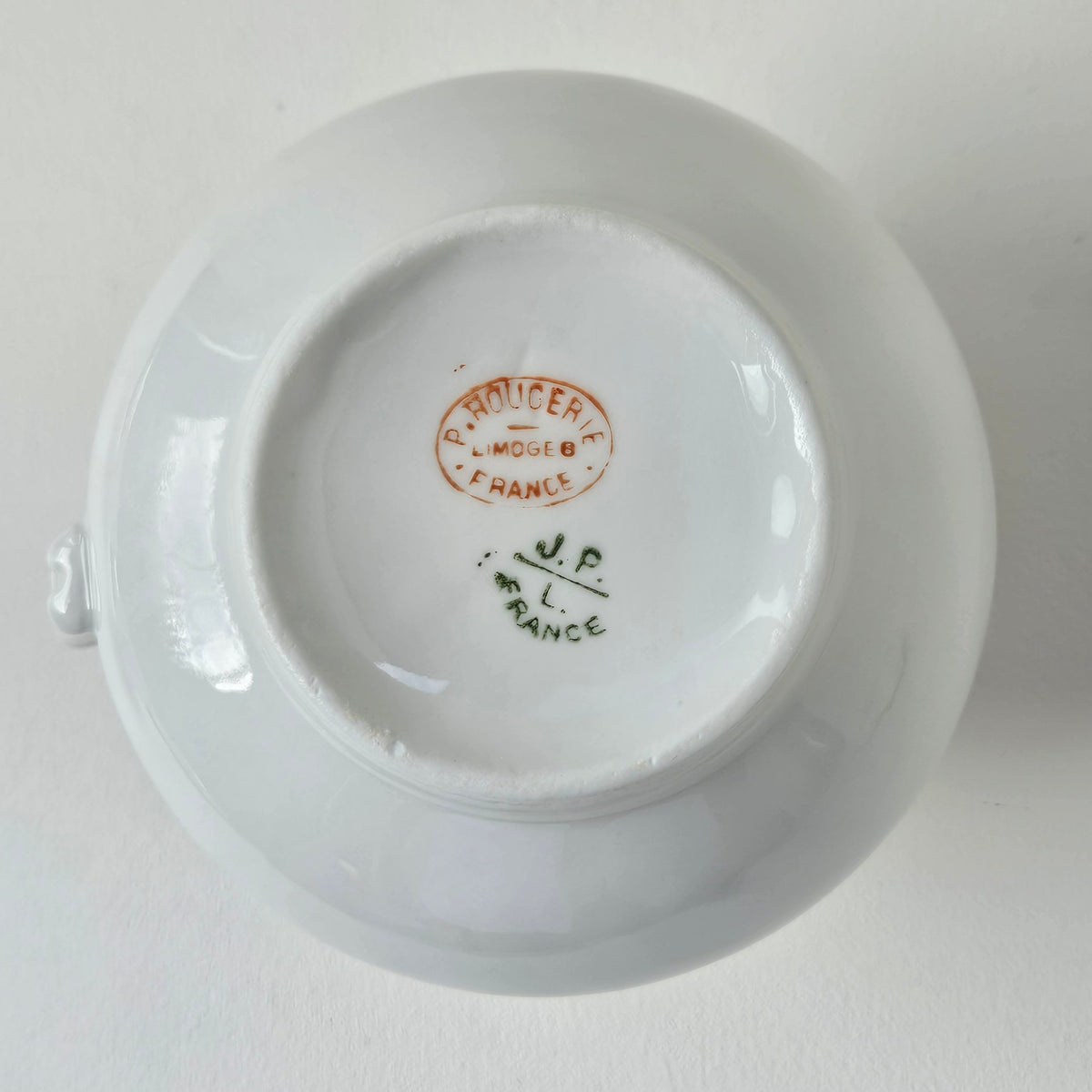 Crémier en porcelaine blanche – Manufacture Jean Pouyat – Limoges, v. 1890-1900