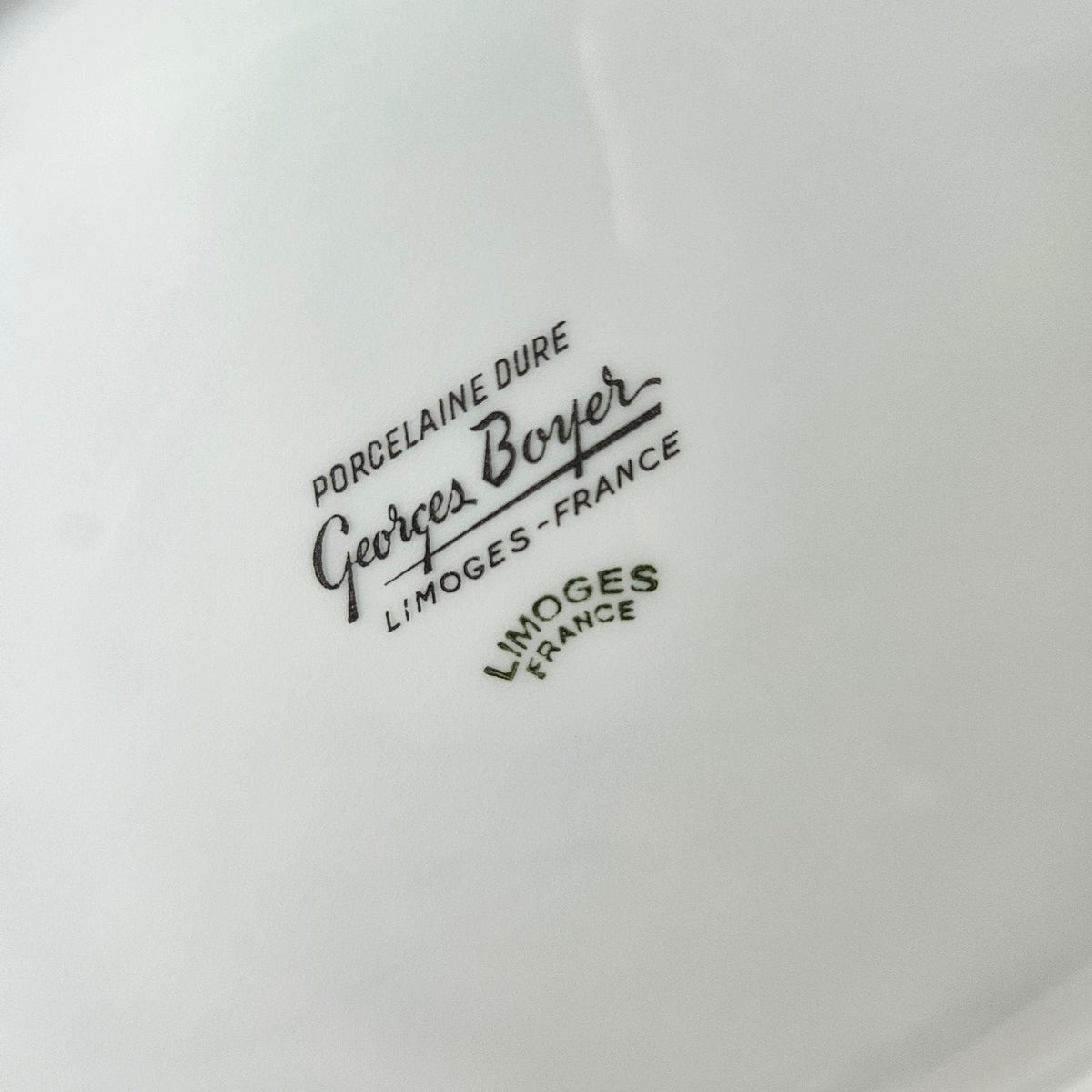 Ravier – Décor floral – Manufacture Georges Boyer – Limoges, v. 1950-1970